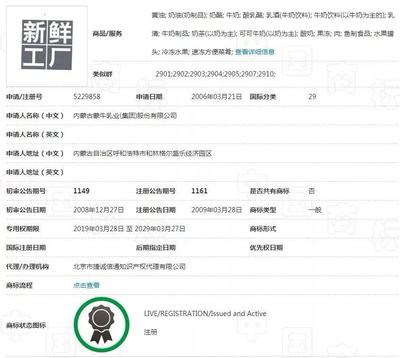 十年磨一劍未成，商標申請之痛 蒙牛的十六年商標路